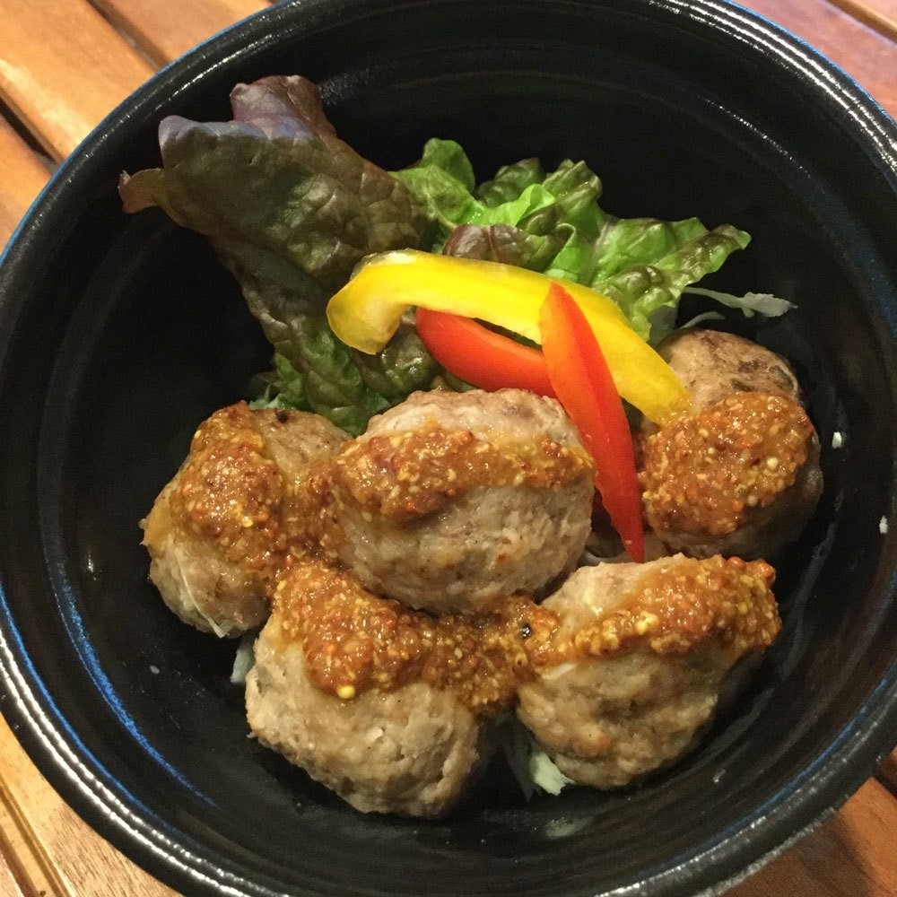 ミートボール丼