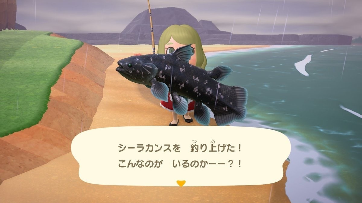 シーラカンス あ つもり あつ森 シーラカンスの値段と魚影丨釣れない方必見 あつまれどうぶつの森 シーラカンス あ つもり あつ森 シーラカンスの値段と魚影丨釣れない方必見 あつまれどうぶつの森