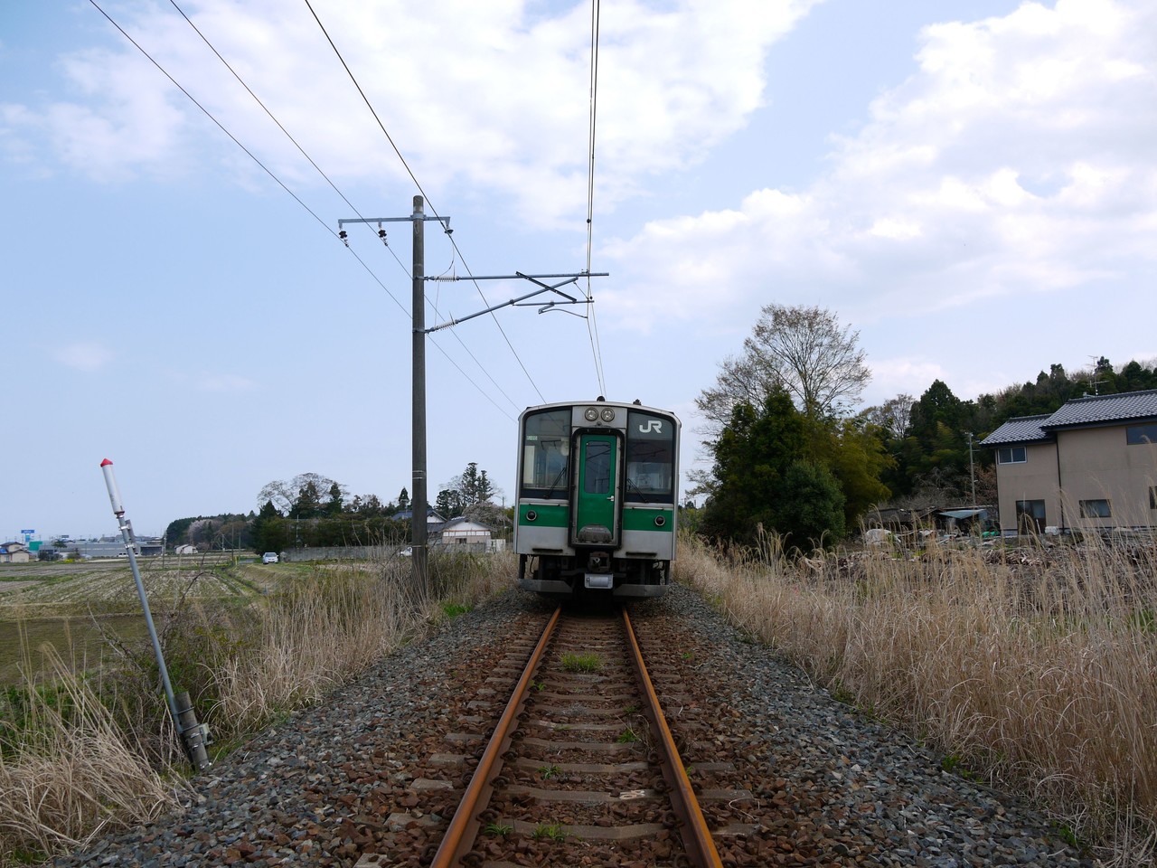 フクシマからの報告 年春 福島第一原発に近づくと Jr常磐線車両内で 烏賀陽 うがや 弘道 Hiro Ugaya Note