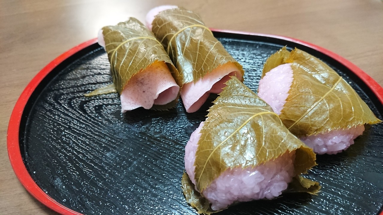 桜餅 道明寺と焼き皮 ほなみ堂 Note