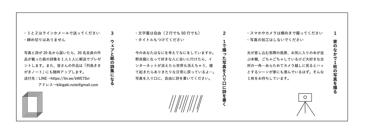 ウェブと紙の 10代だけの詩集を 列島ききがきノート Note