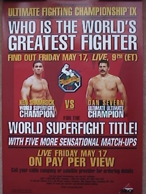 UFC9のポスター　from wikipedia