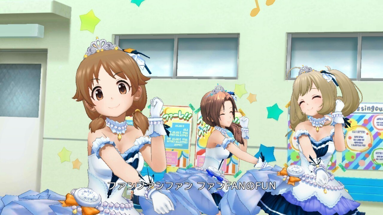 デレステ 青春ファンファンファーレをアラサー3人に踊っていただいた