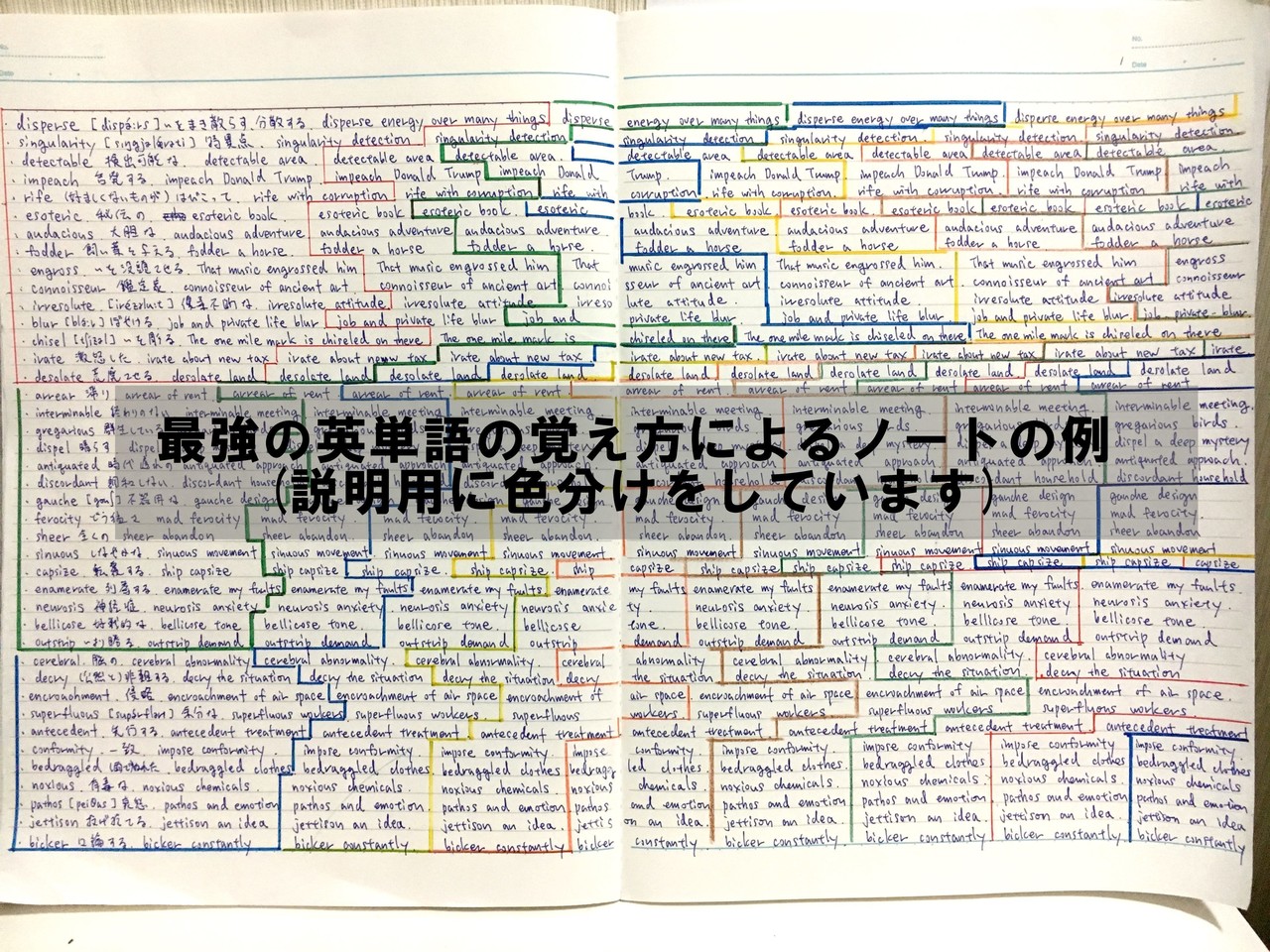100 英語 単語練習 ノート やり方 デザイン文具