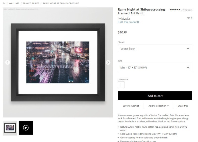 Society6に家具系が追加 写真やイラストでグッズ作成 海外販売可能なアプリ サービス Society6最新ニュース速報 Koukichi T インスタ速報 ストックフォトグラファー Note