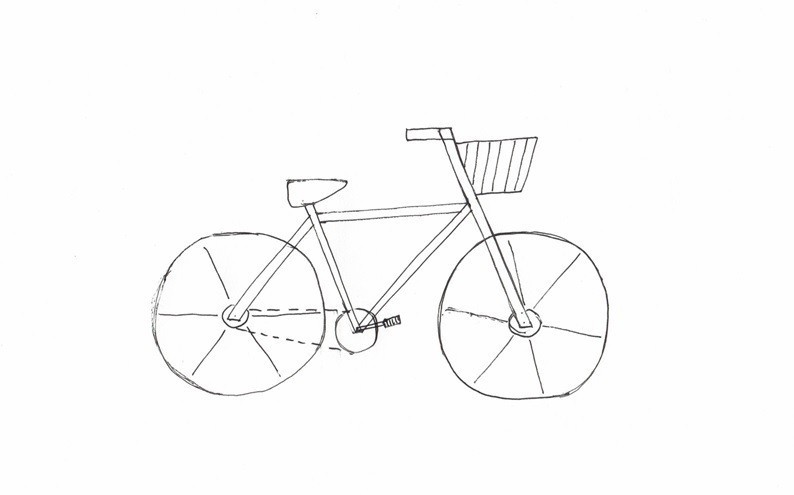 自転車 イラスト 書き方 簡単 Magandaku Com