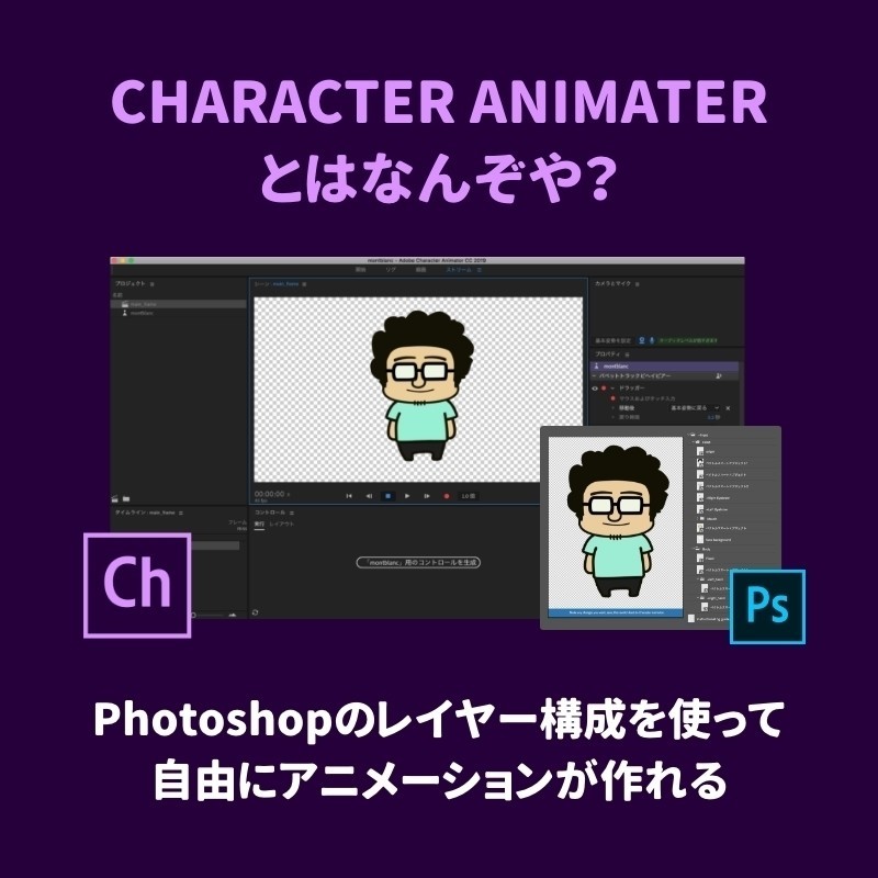 After Effects キャラクター 動かす 世界漫画の物語