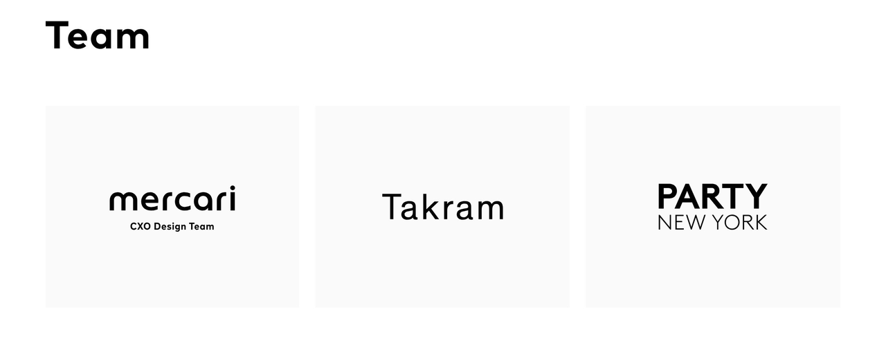 メルカリ内に新設されたCXO Design Teamが中心となり、デザイン・イノベーション・ファームであるTakram、クリエイティブラボのPARTY NEW YORKと共に取り組んできまし