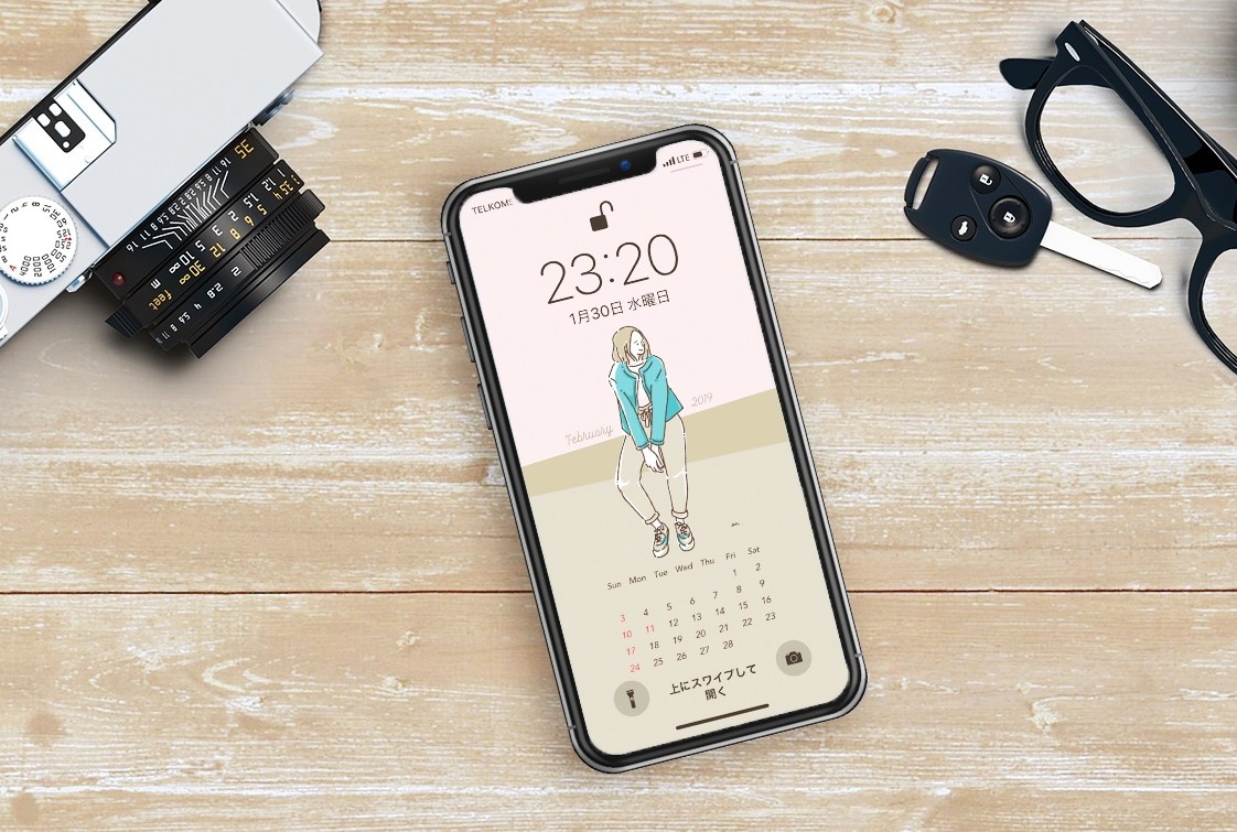 ディズニー画像ランド エレガントiphone 壁紙 カレンダー 2月