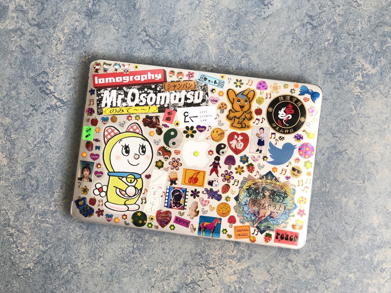 まつゆう の デコmacbook と 千社札 のお話 まつゆう Note