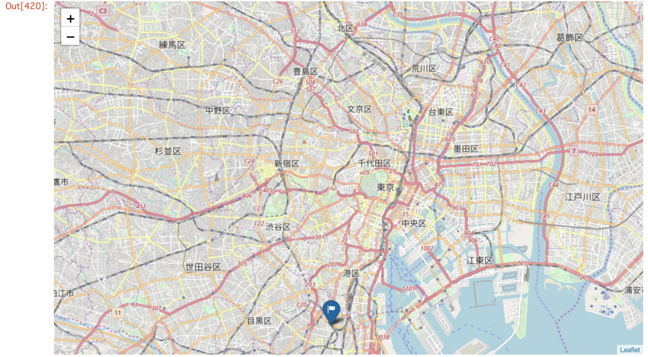 Folium Python で地図可視化 Tak S Notebook