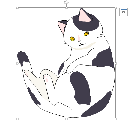猫のイラスト素材 クリップアート ワードで使える まろやかnote Note