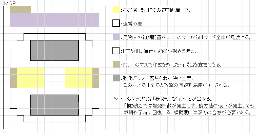 ニンジャスレイヤーtrpg用 闘技場マップ 古矢沢 Note